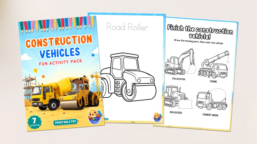 Eggbert coloring and activity pages